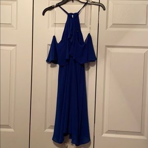 Mini dark blue dress